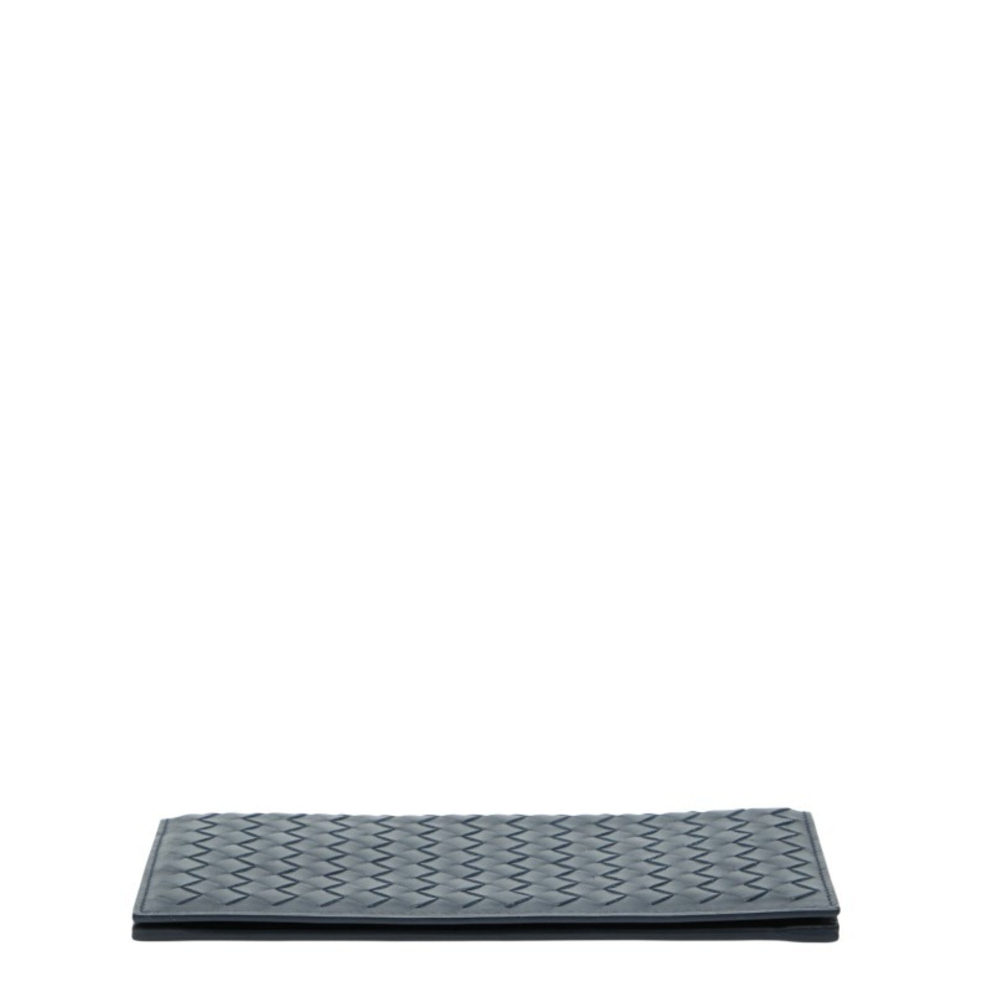 Bottega Veneta Navy Leather Wallet (Bi-Fold)