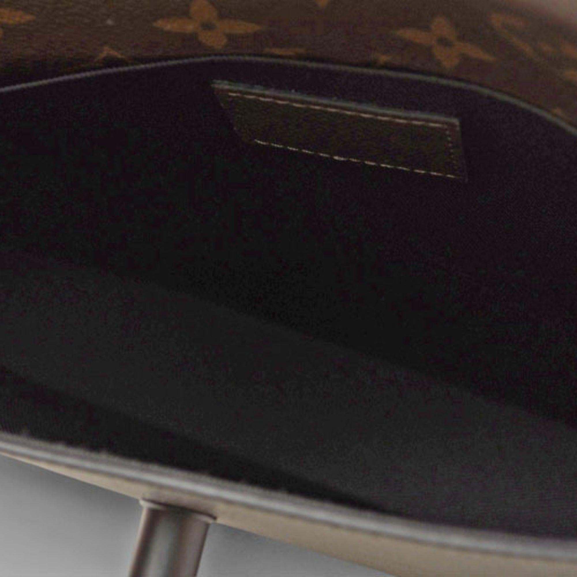 Louis Vuitton Brown Khaki Pvc Clutch Bag Pochette