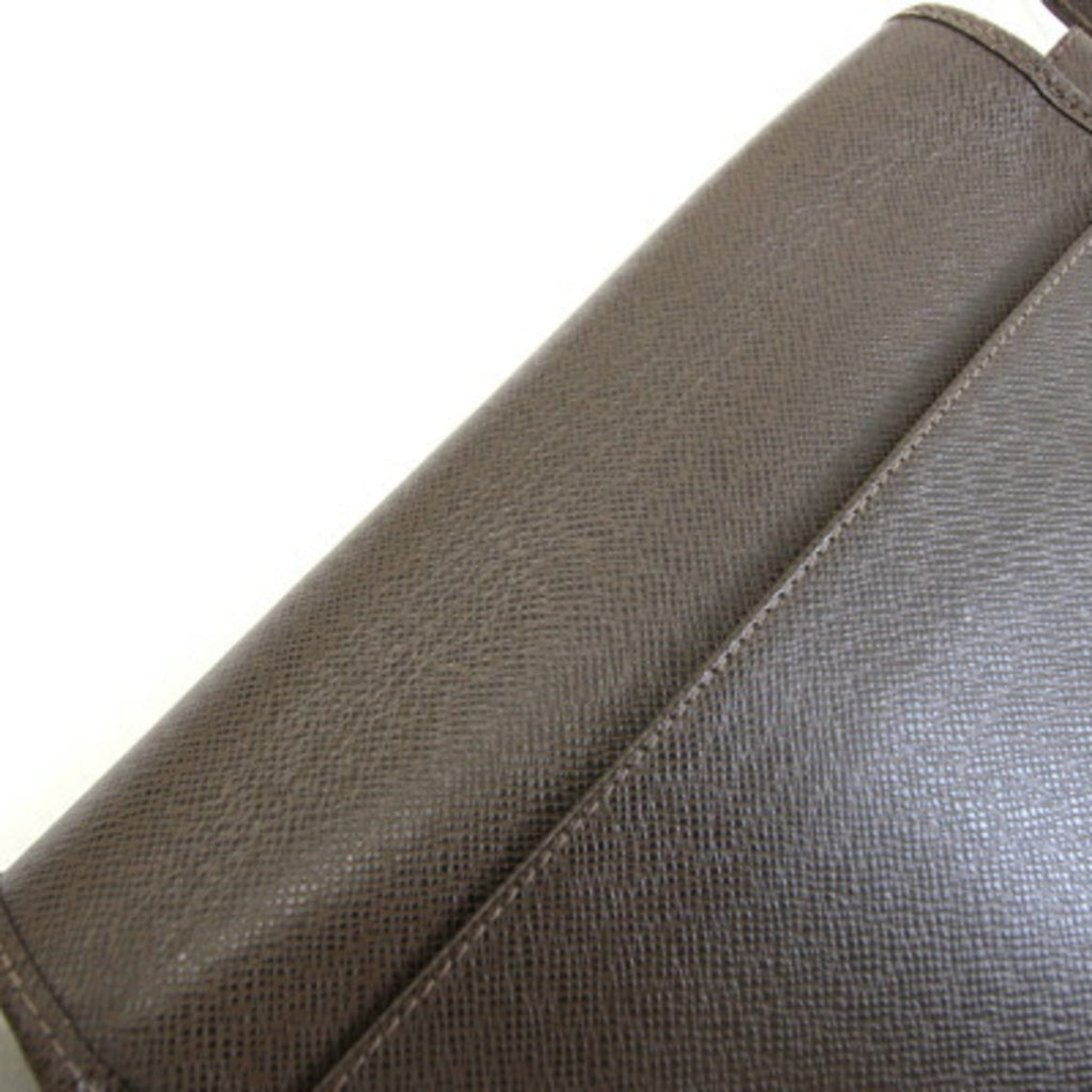 Louis Vuitton Taiga Brown Grizzly Taiga Leather Handbag Shoulder Bag