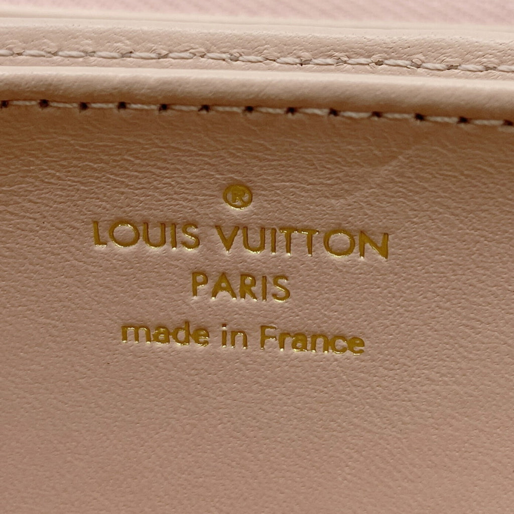 Louis Vuitton Multi-Color White Leather Long Wallet