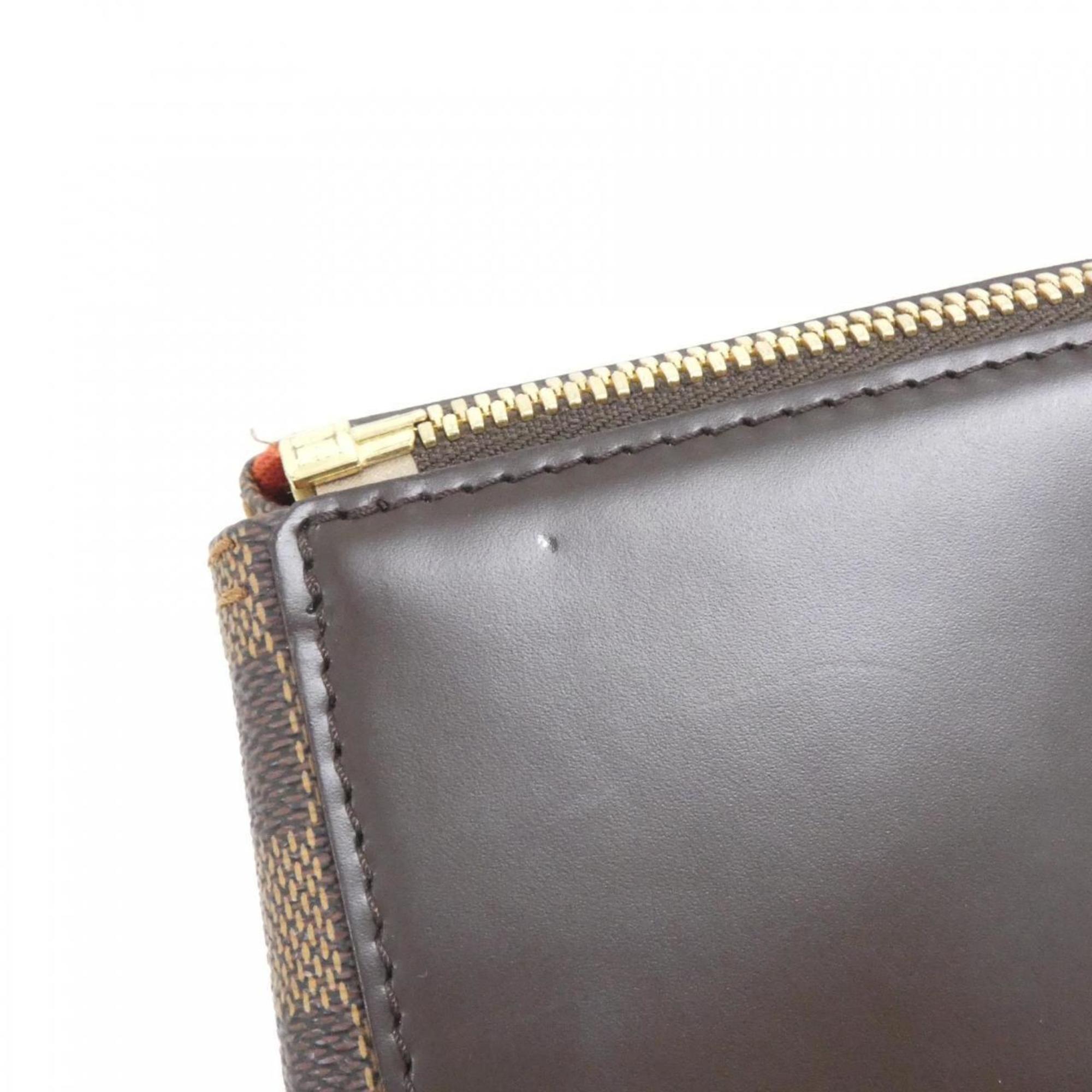 Louis Vuitton Damier Ebene Coated Canvas Boston Bag