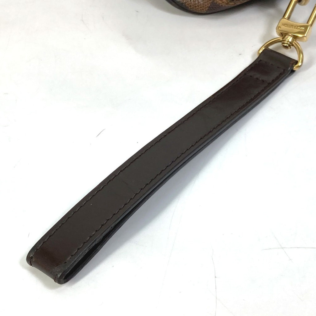 Louis Vuitton Damier Brown Ebene Damier Canvas Pochette