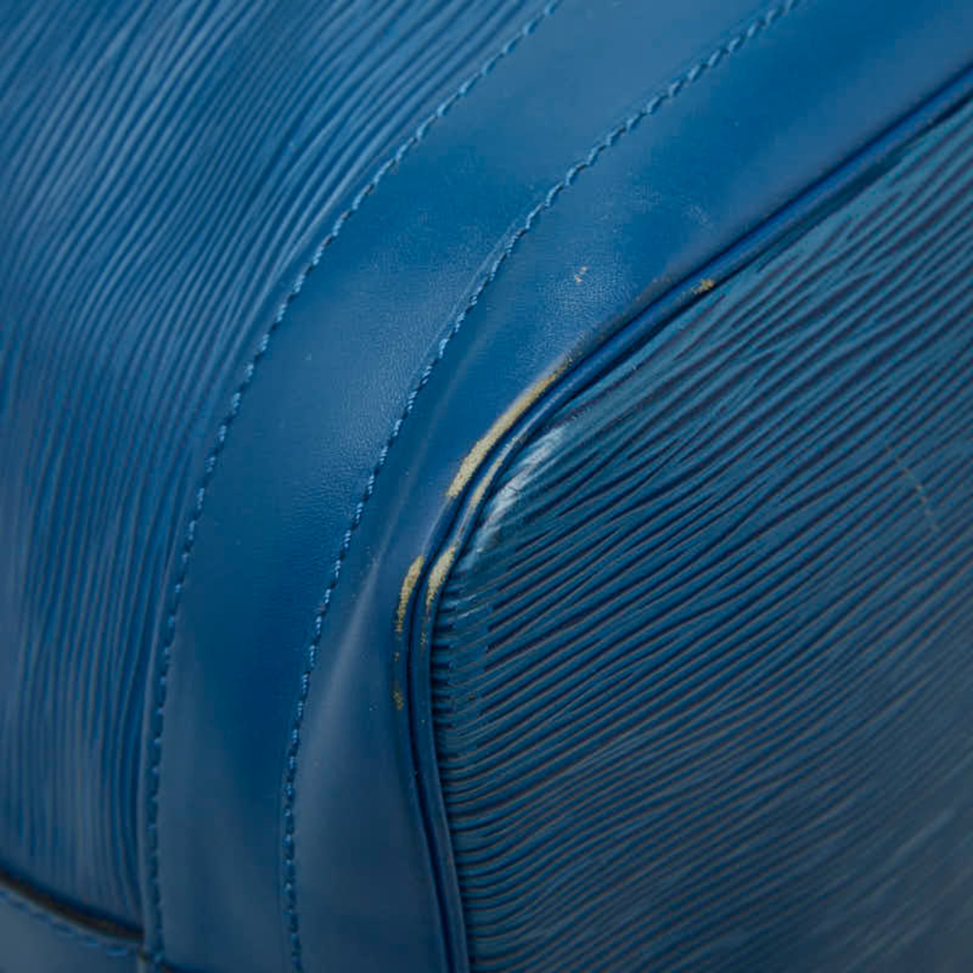 Louis Vuitton Toledo Blue Leather Shoulder Bag