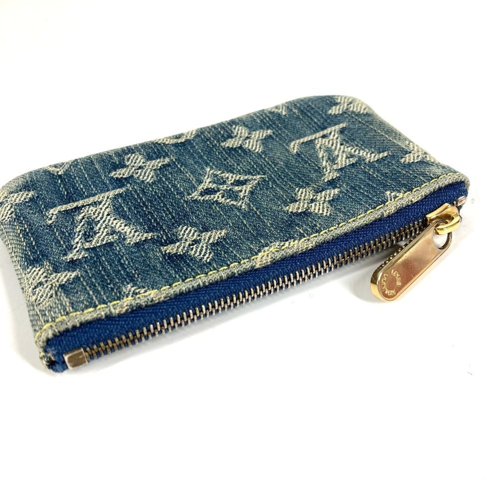 Louis Vuitton Blue Monogram Denim Coin Purse/Coin Case