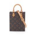 Louis Vuitton Brown Coated Canvas Leather Handbag