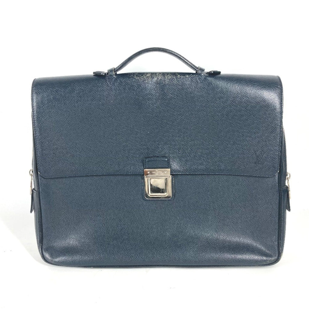Louis Vuitton Boreal Dark Navy Taiga Leather Leather Briefcase