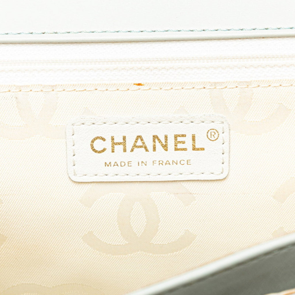 Chanel Blue Leather Handbag