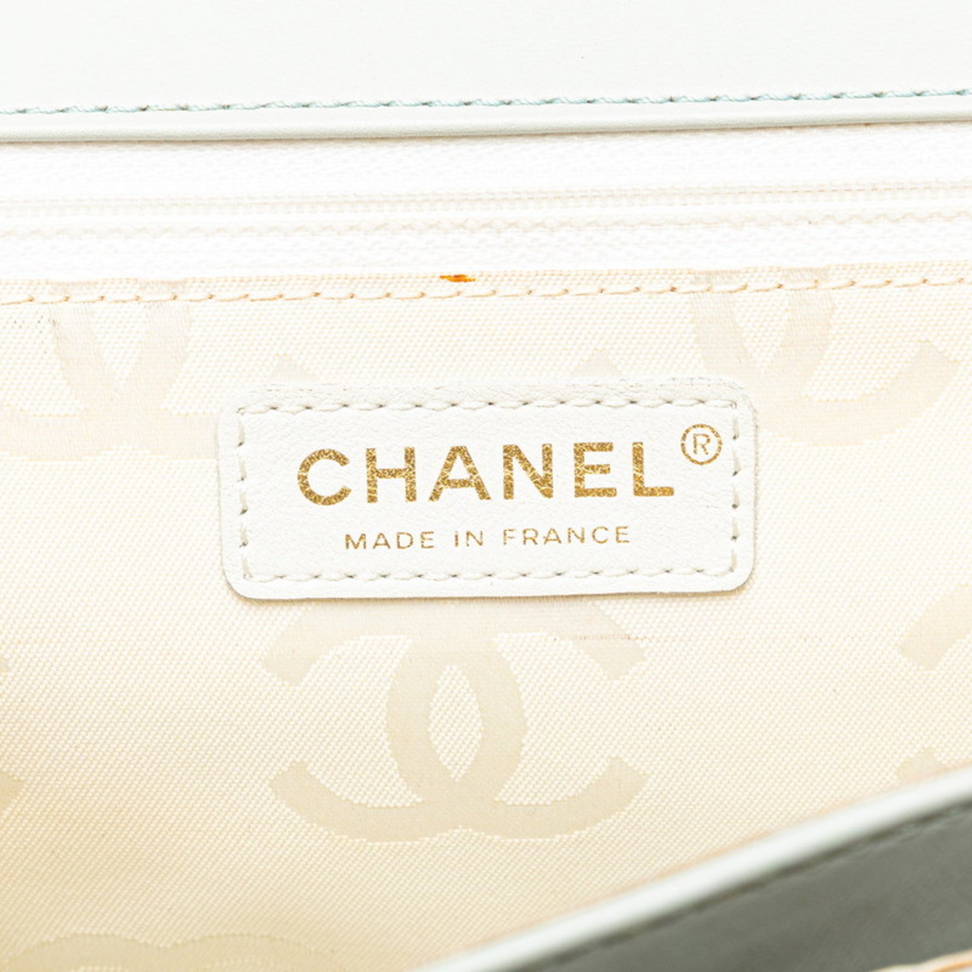 Chanel Blue Leather Handbag