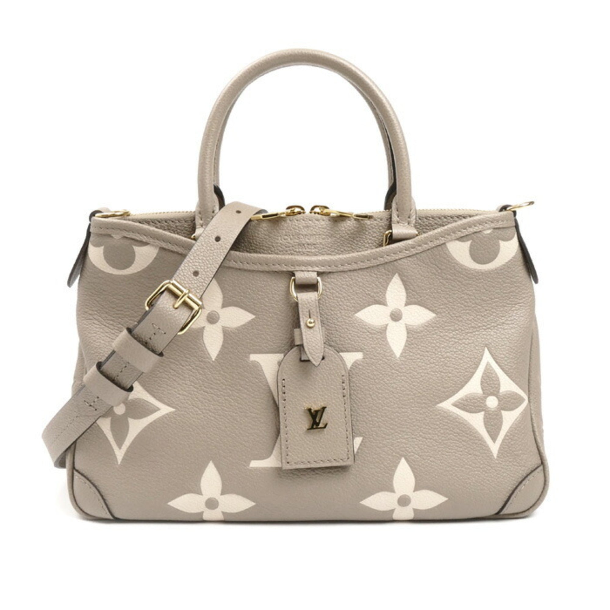 Louis Vuitton Beige Monogram Empreinte Shoulder Bag