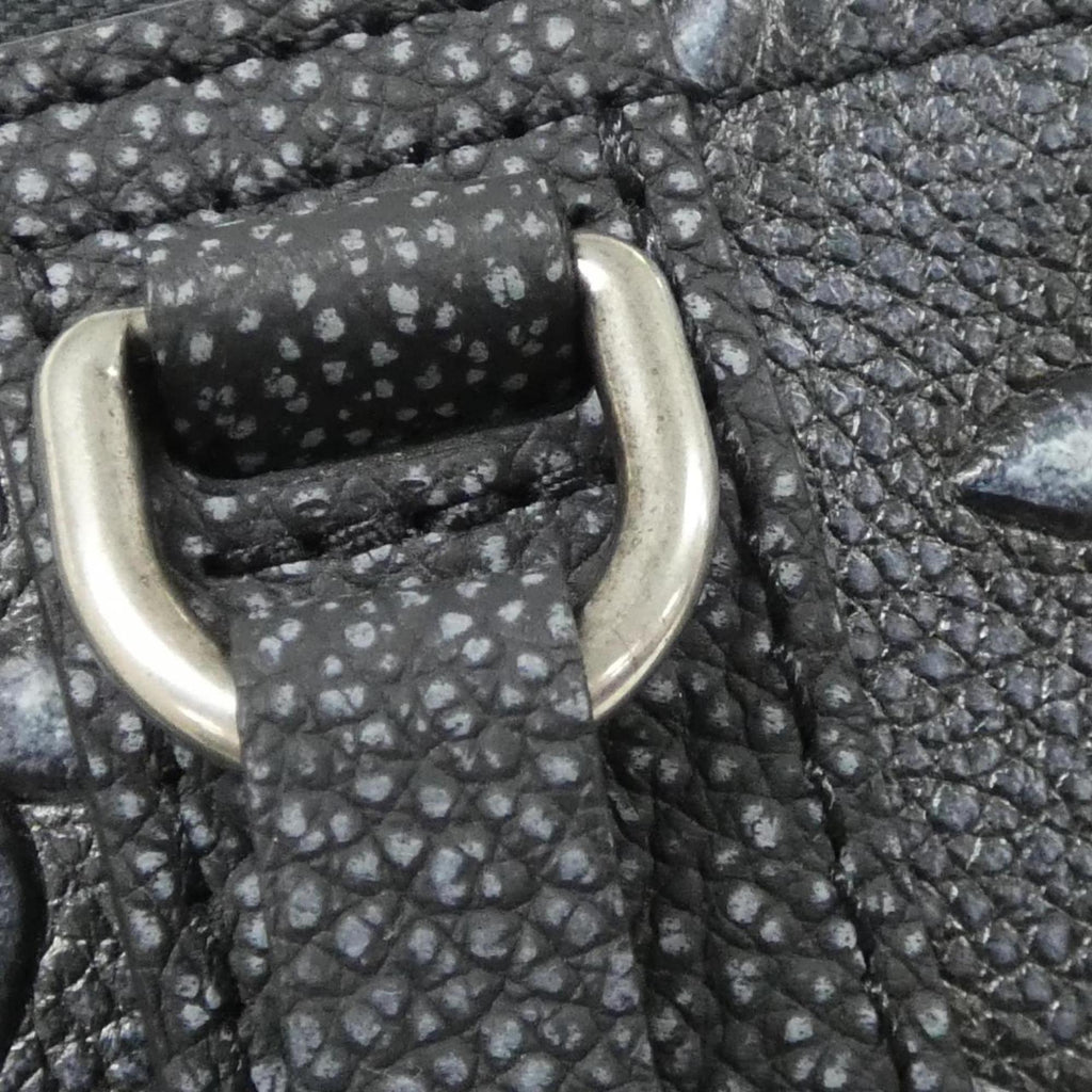 Louis Vuitton Charcoal Dark Gray Leather Shoulder Bag