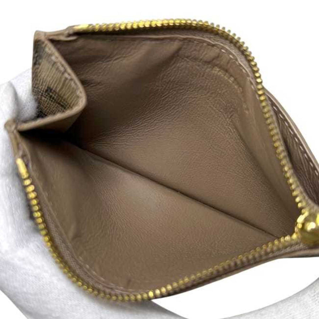 Balenciaga Beige Pvc Leather Coin Purse/Coin Case
