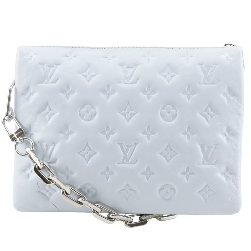 Louis Vuitton Light Blue Monogram Shoulder Bag