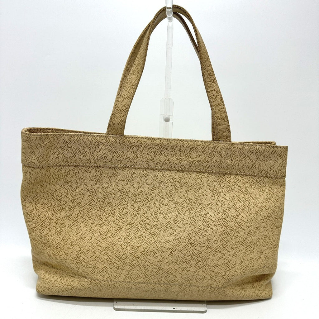 Chanel Beige Leather Tote Bag