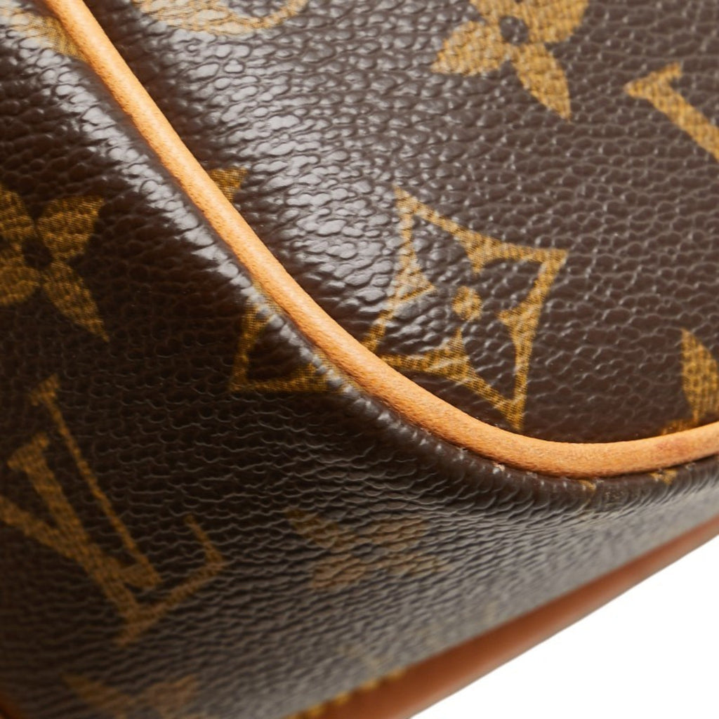 Louis Vuitton Monogram Brown Pvc Leather Shoulder Bag