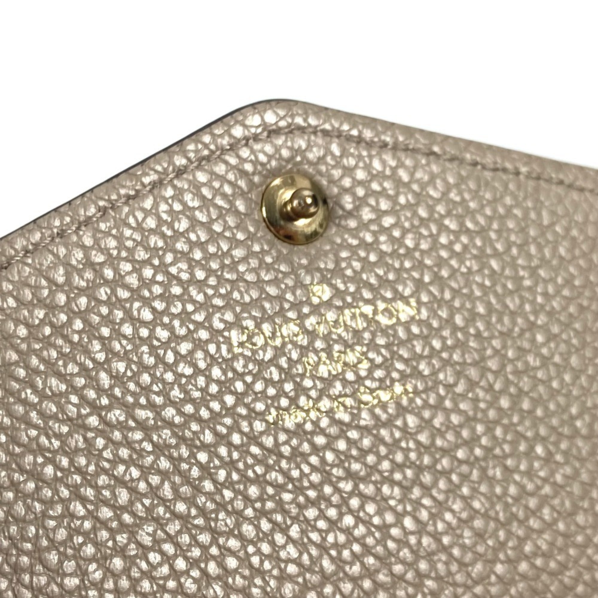 Louis Vuitton Beige Tourterelle Monogram Empreinte Long Wallet