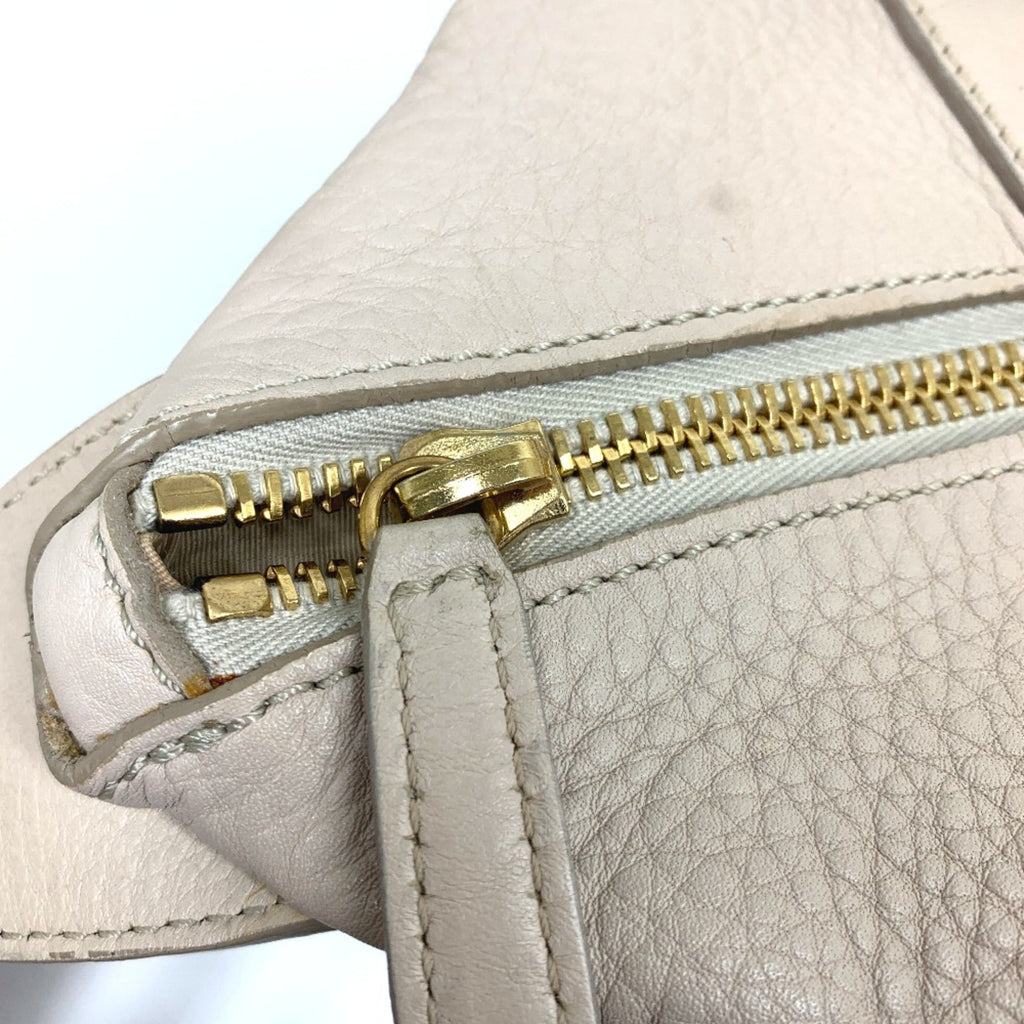 Celine Beige Leather Handbag