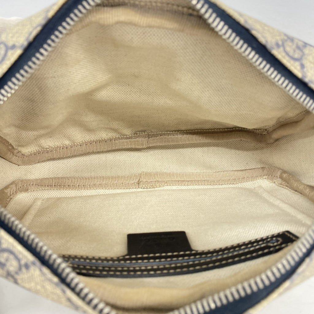 Gucci Navy Pvc Shoulder Bag (Pre-Owned)