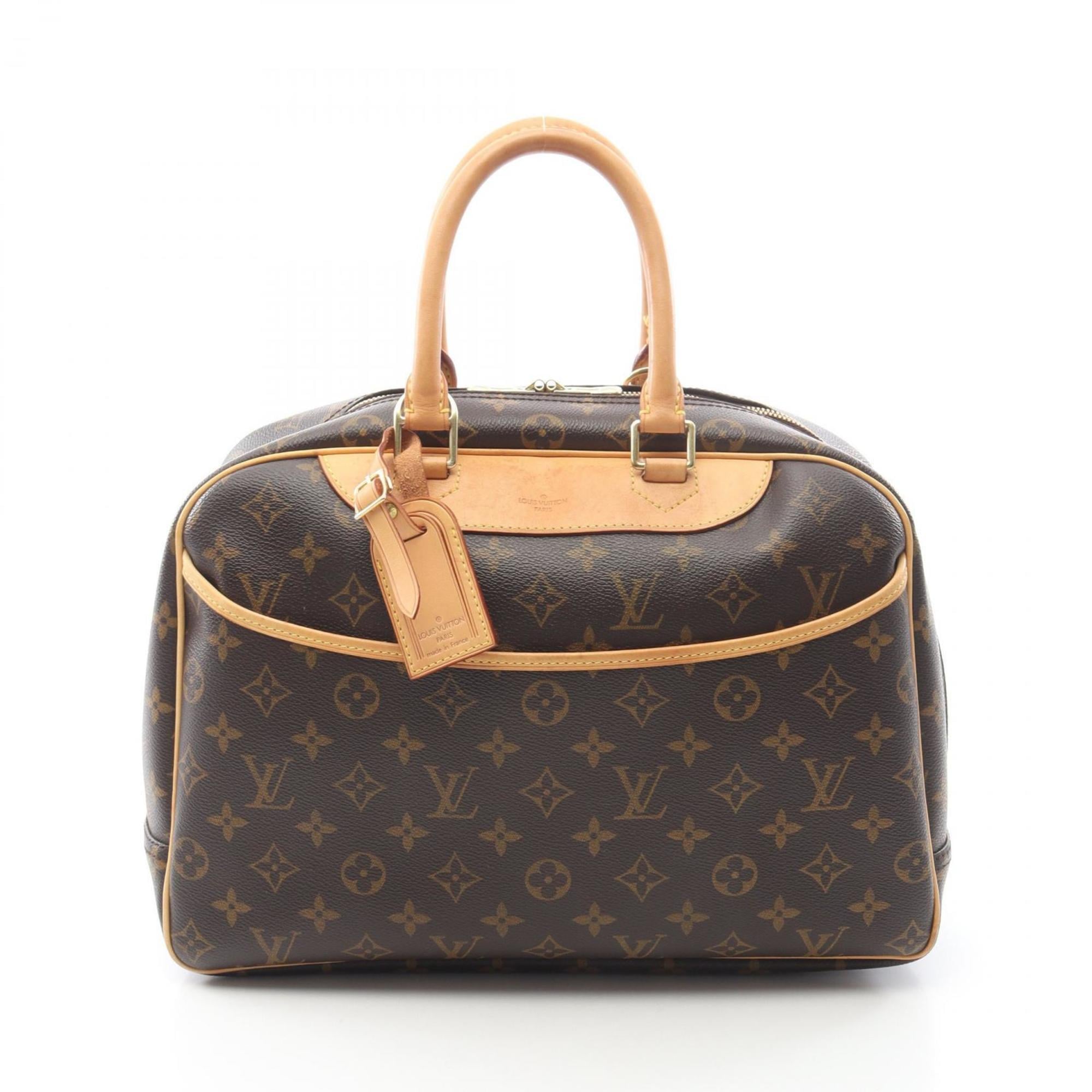 Louis Vuitton Brown Monogram Coated Canvas Leather Handbag