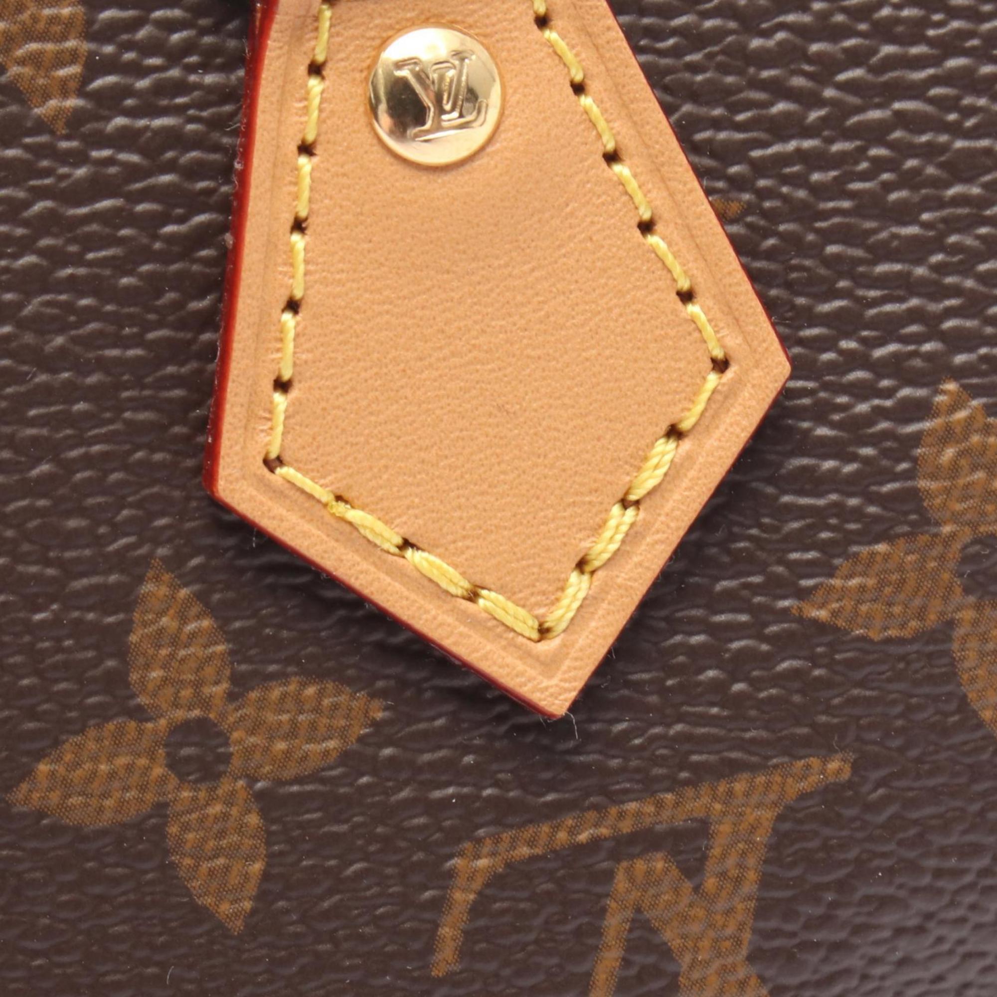Louis Vuitton Brown Coated Canvas Pvc Monogram Leather Handbag