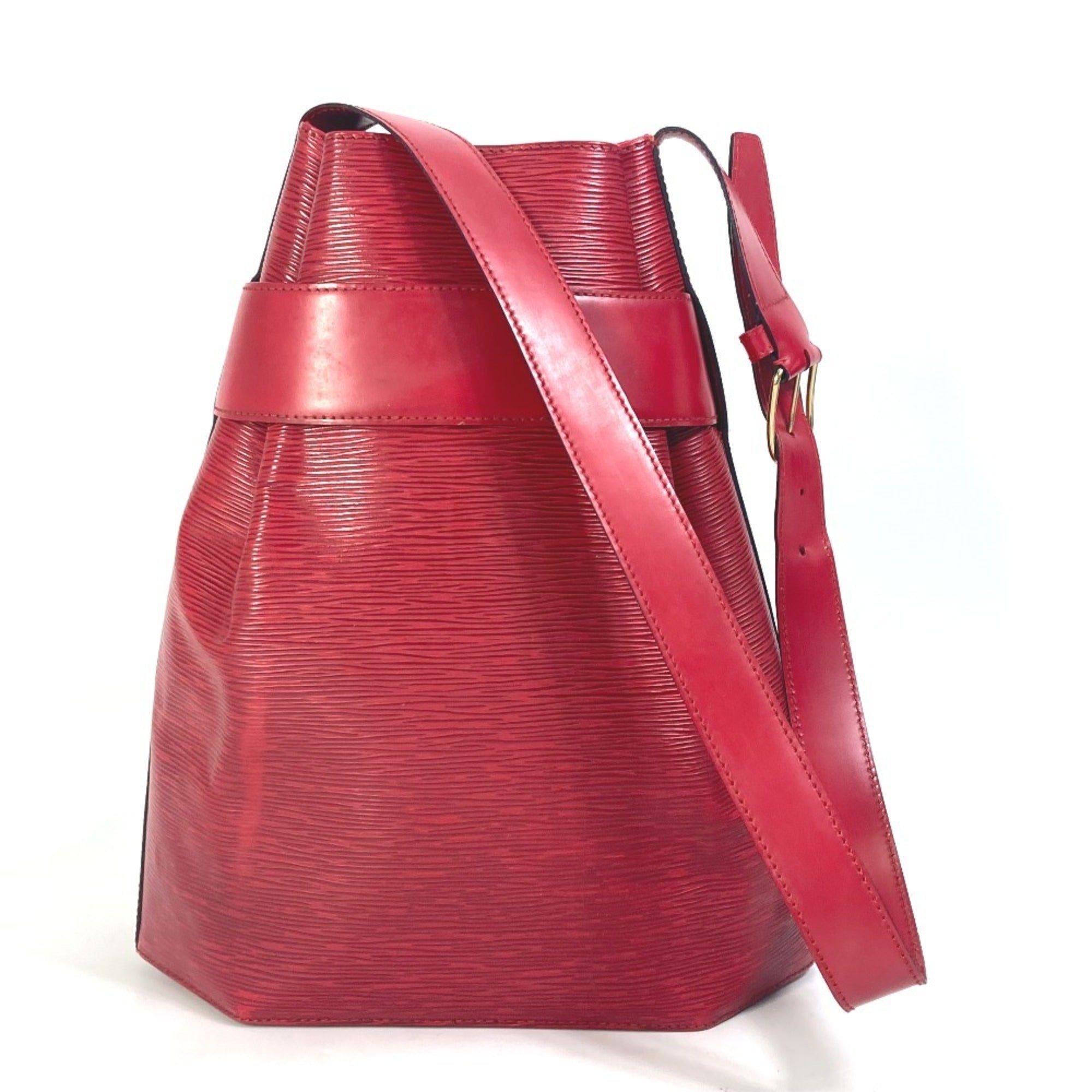 Louis Vuitton Epi Castilian Red Red Color Epi Leather Shoulder Bag