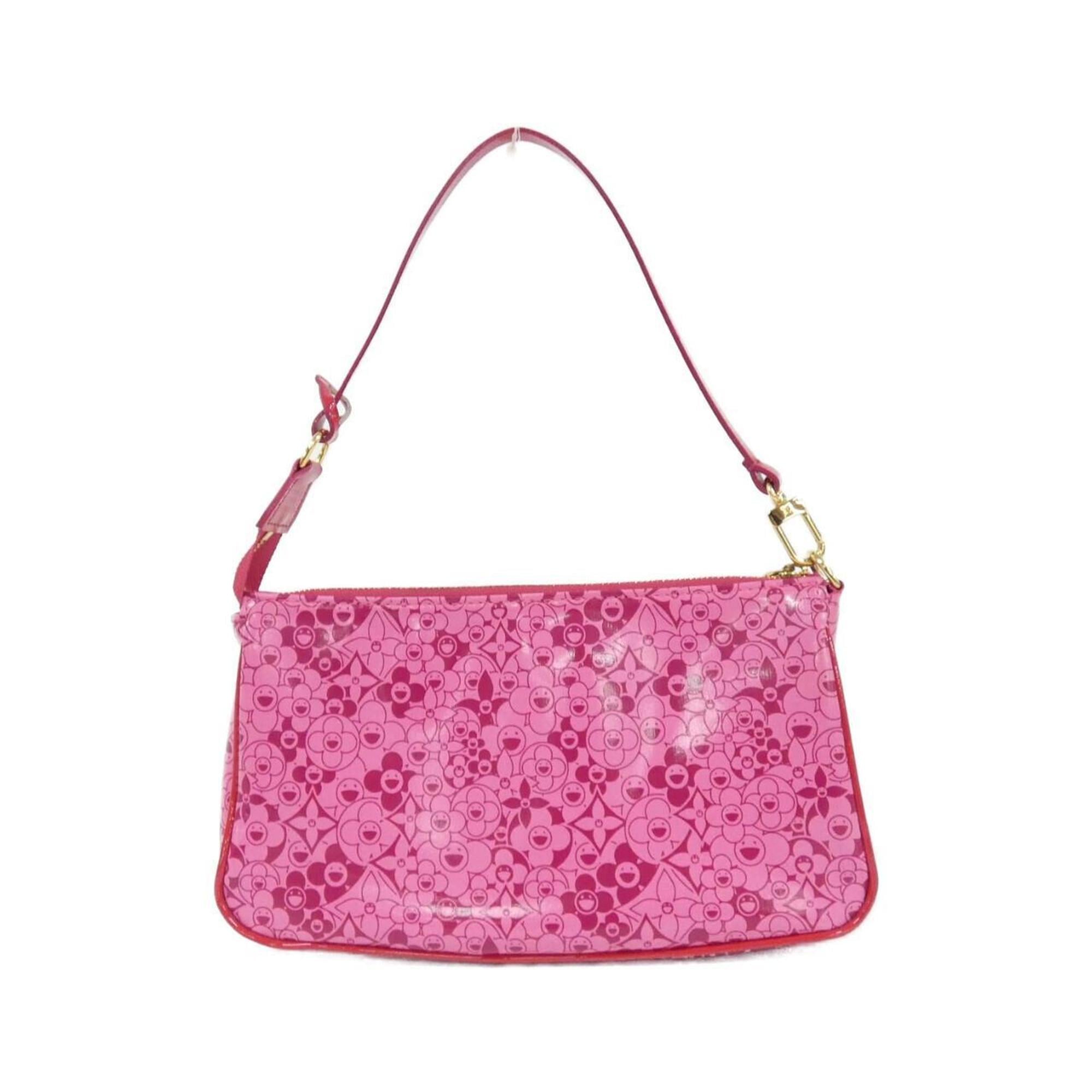 Louis Vuitton Rose Pvc Pochette Pouch