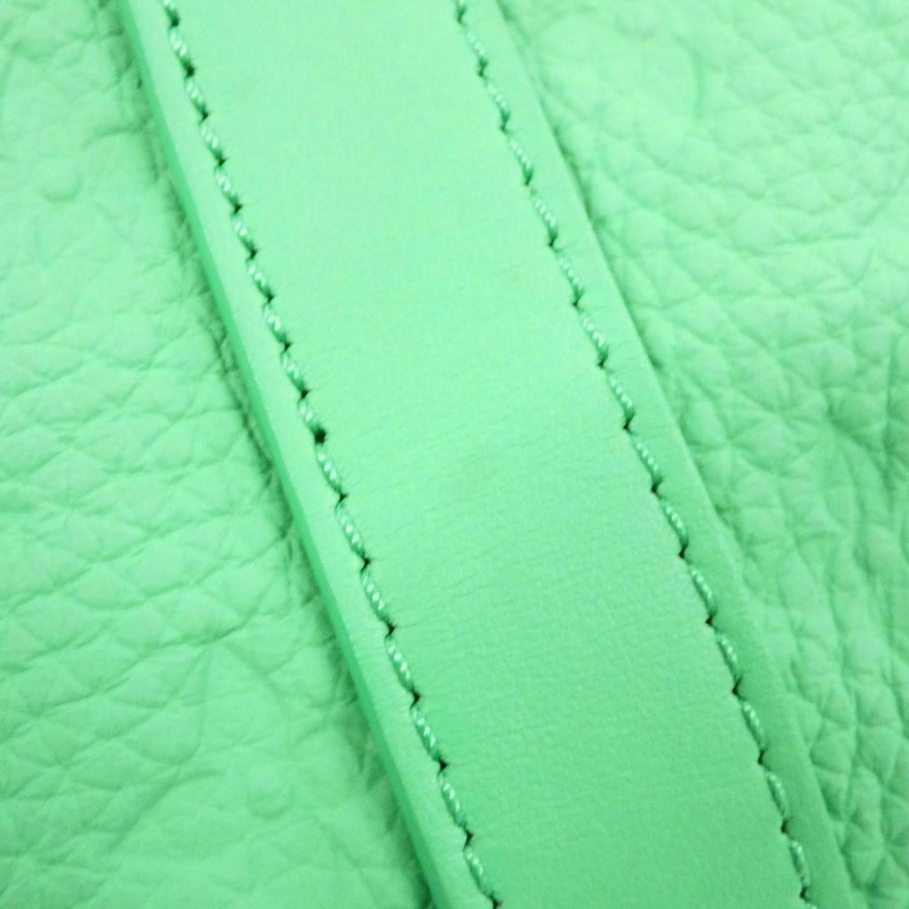 Louis Vuitton Green Leather Boston Bag