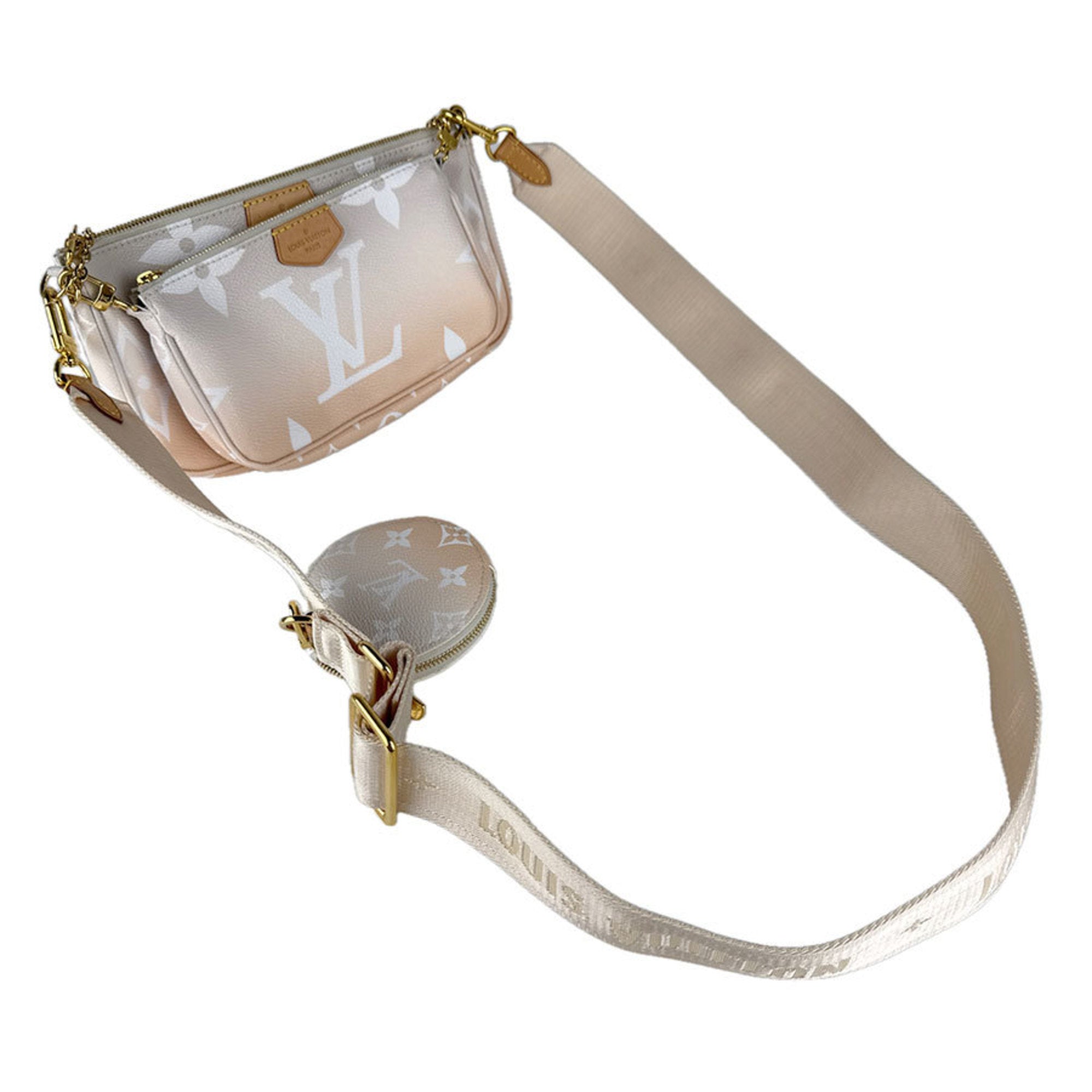 Louis Vuitton Beige Pochette Shoulder Bag