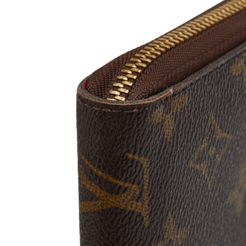 Louis Vuitton Brown Pvc Leather Long Wallet