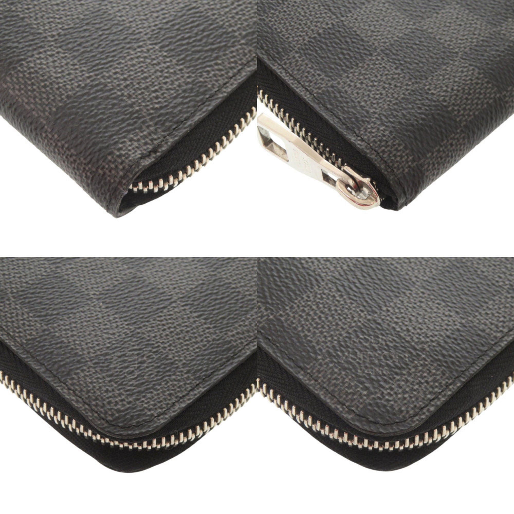 Louis Vuitton Black Damier Graphite Long Wallet