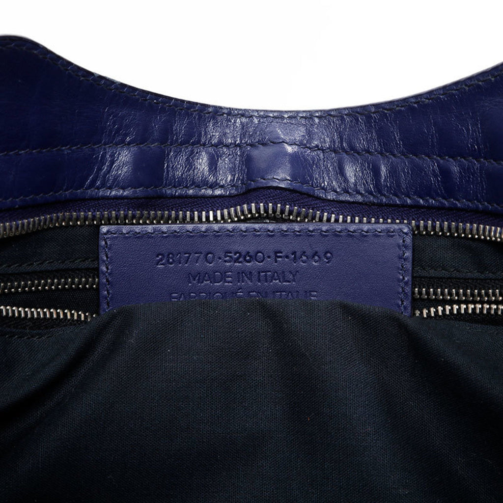 Balenciaga Purple Leather Hand