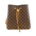 Louis Vuitton Brown Orange Coated Canvas Shoulder Bag