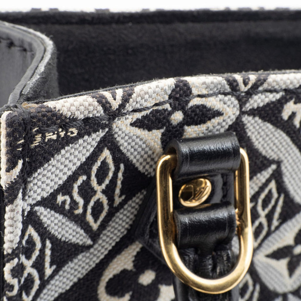 Louis Vuitton Black White Monogram Jacquard Shoulder Bag