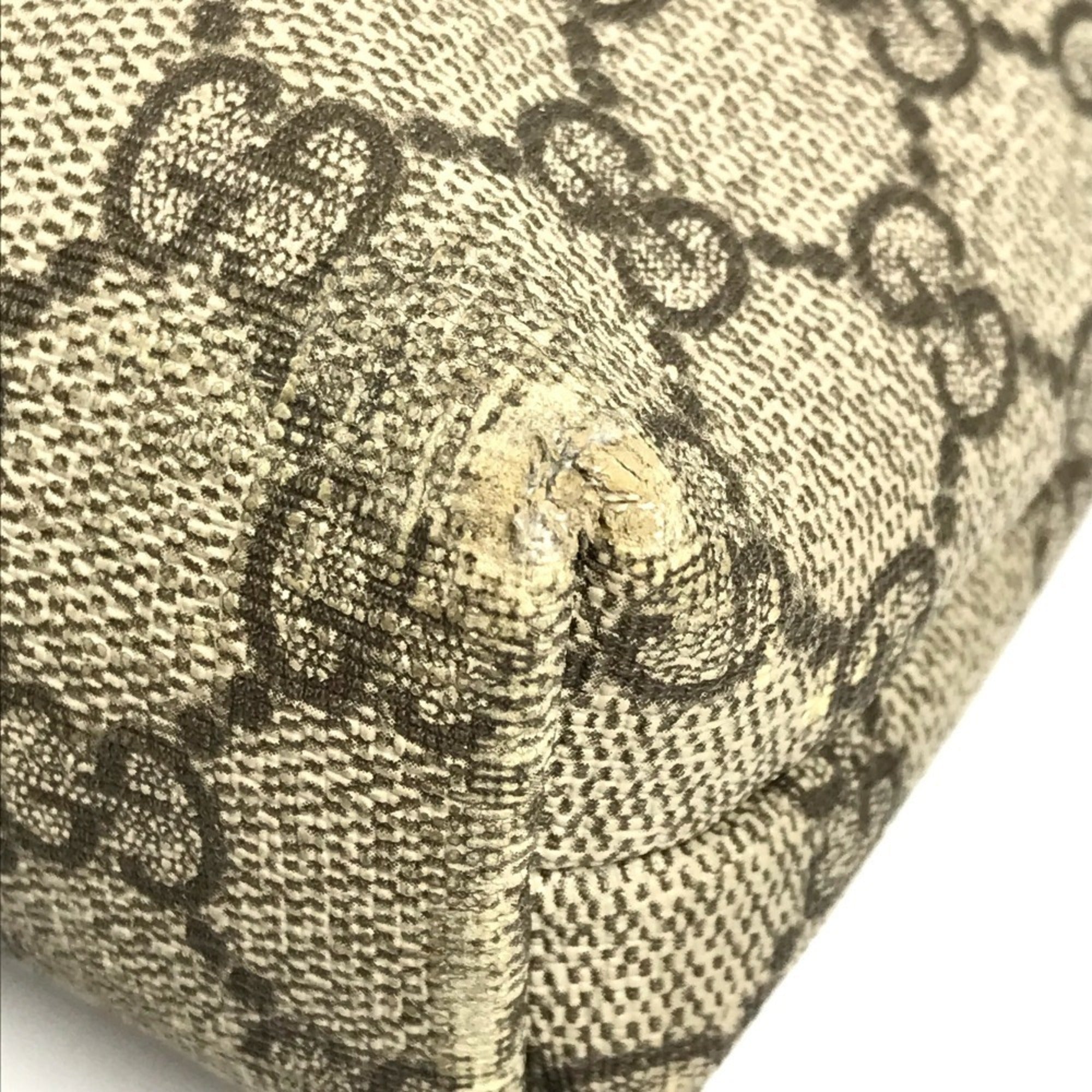 Gucci Beige Gg Supreme Shoulder Bag (Pre-Owned)