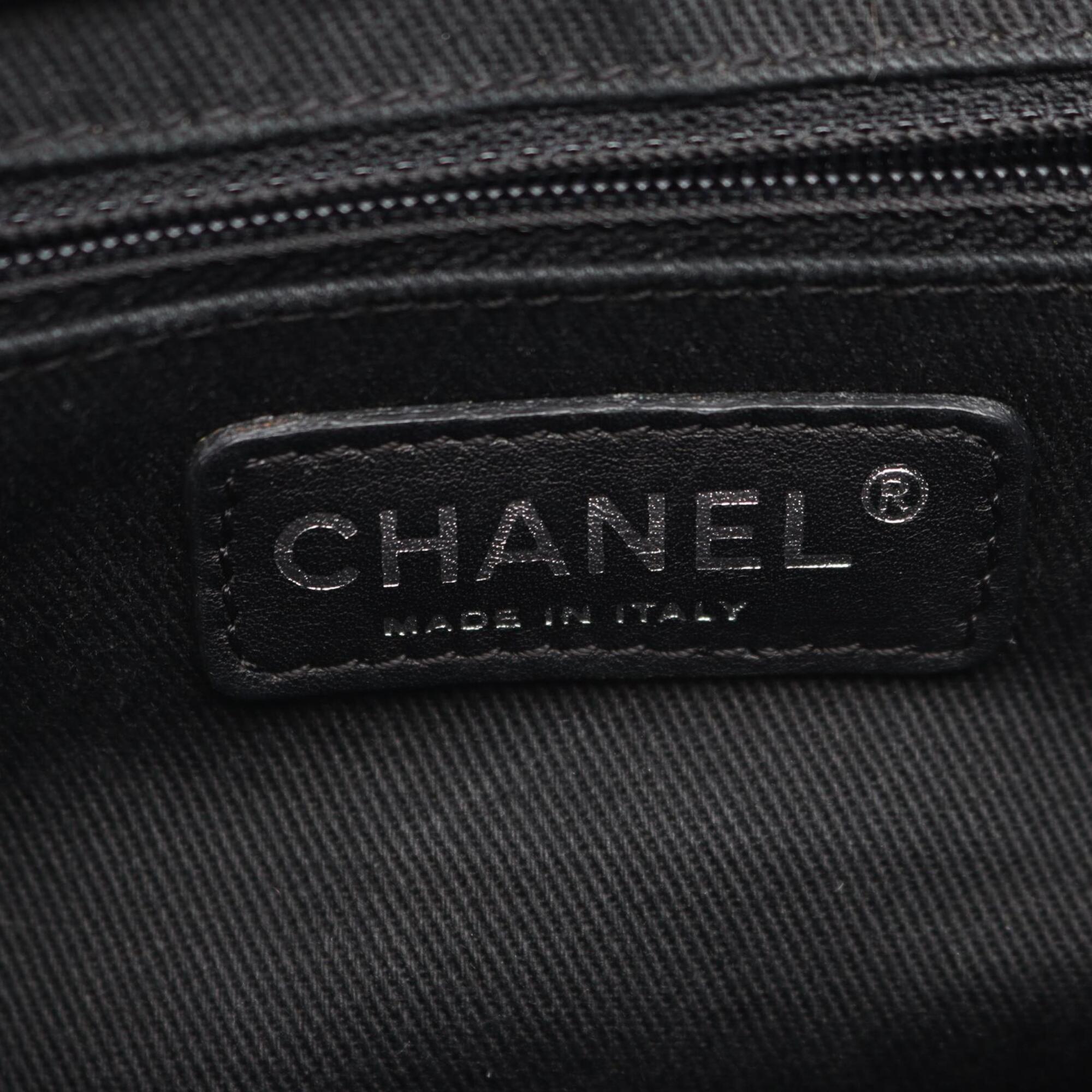 Chanel Black Leather Shoulder Bag