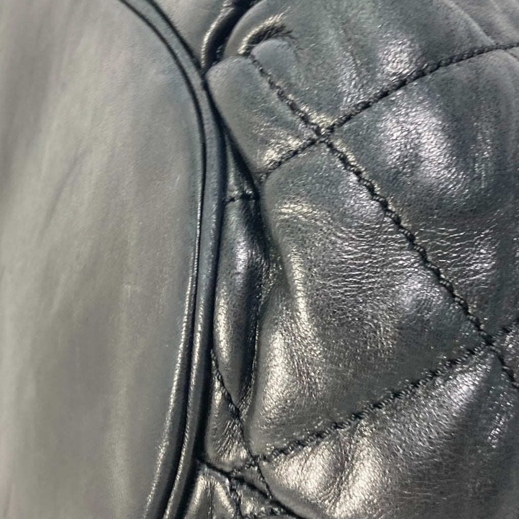 Chanel Black Leather Shoulder Bag