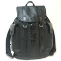 Louis Vuitton Black Leather Backpack