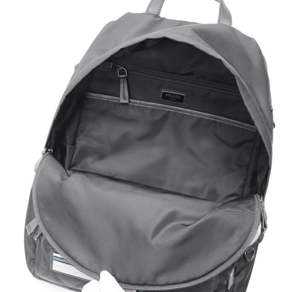 Prada Black Leather Backpack
