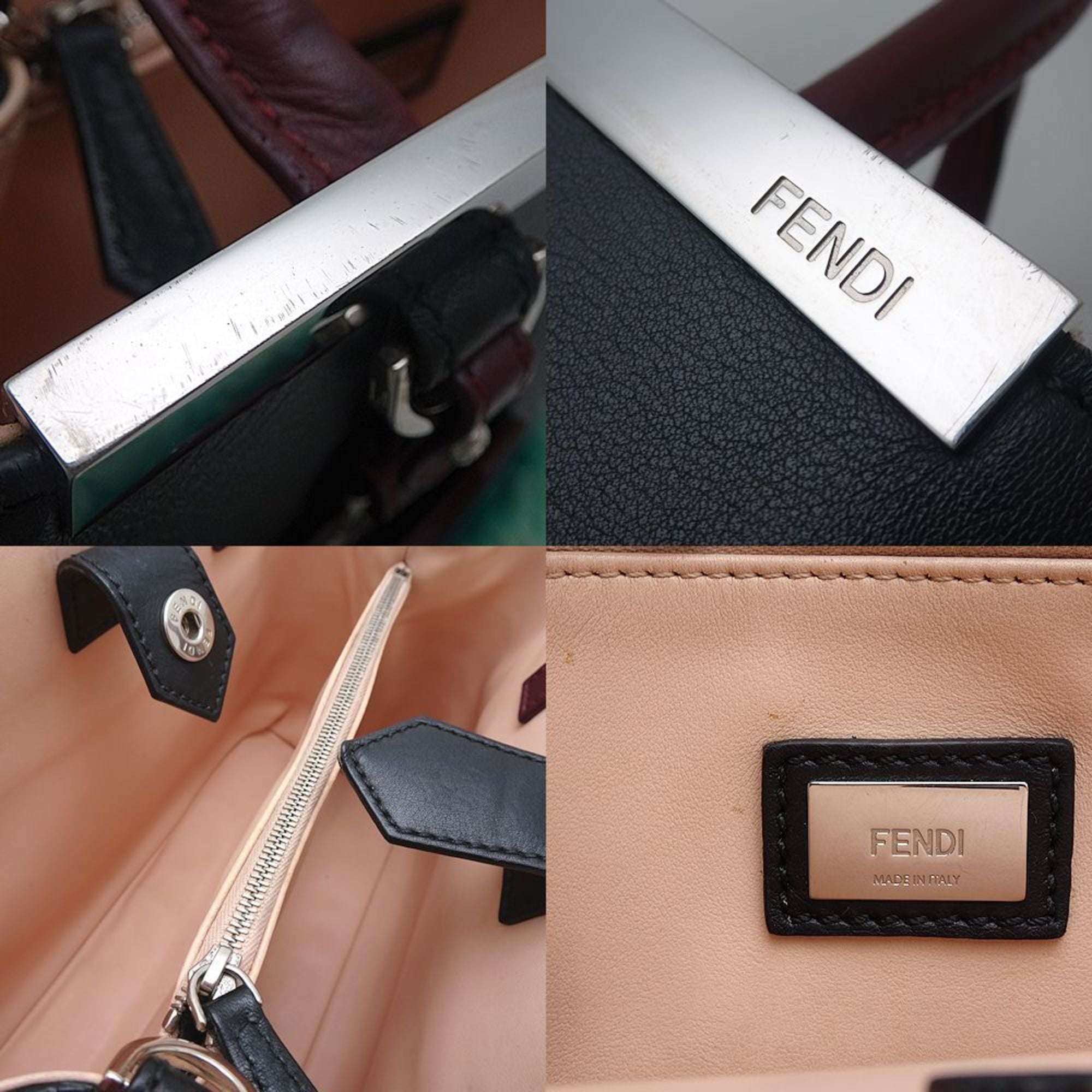 Fendi Black Leather Handbag