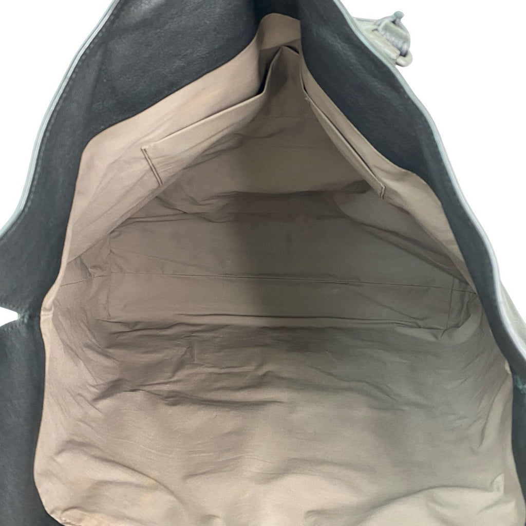 Bottega Veneta Black Leather Handbag Tote Bag