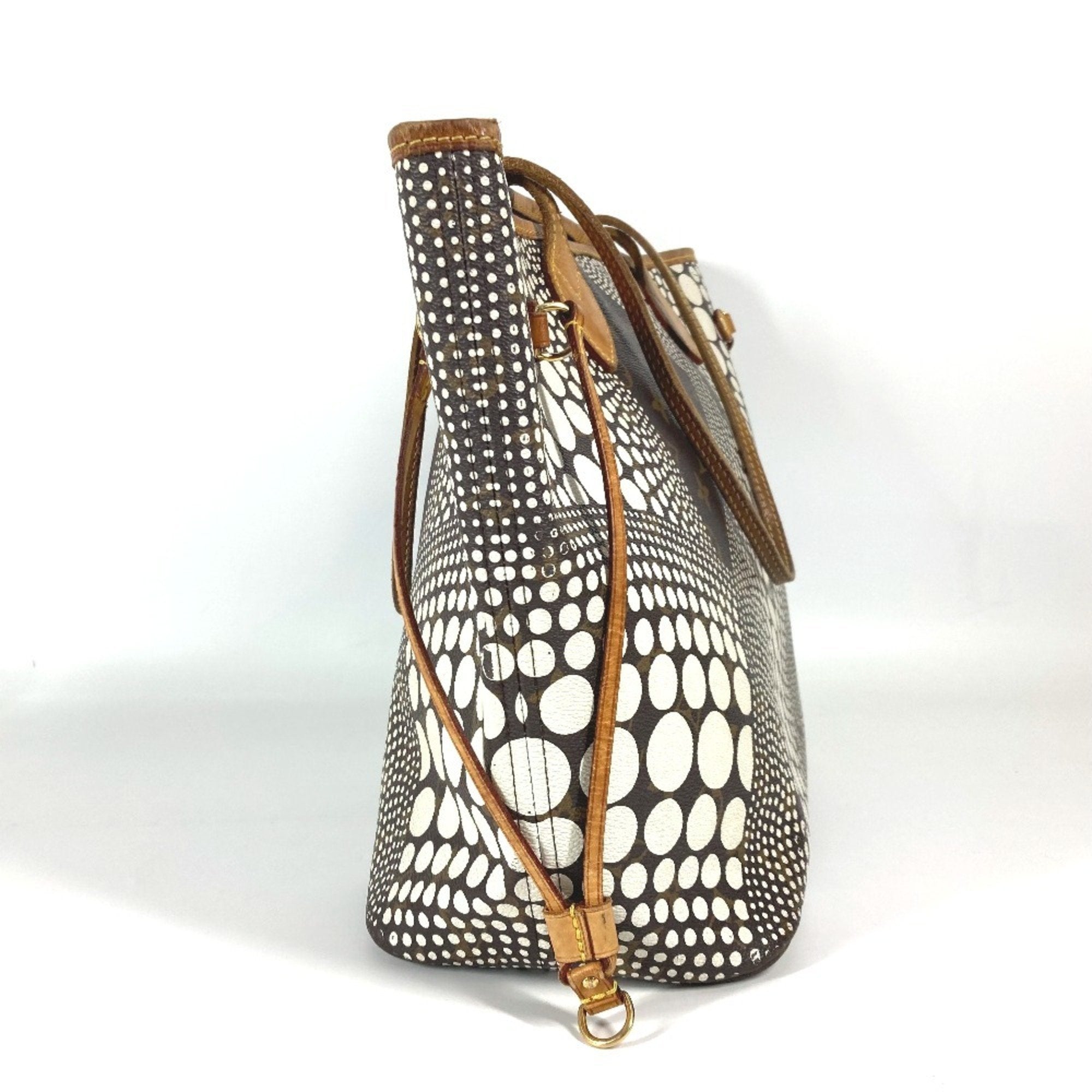 Louis Vuitton Brown Monogram White Monogram Shoulder Bag Tote Bag