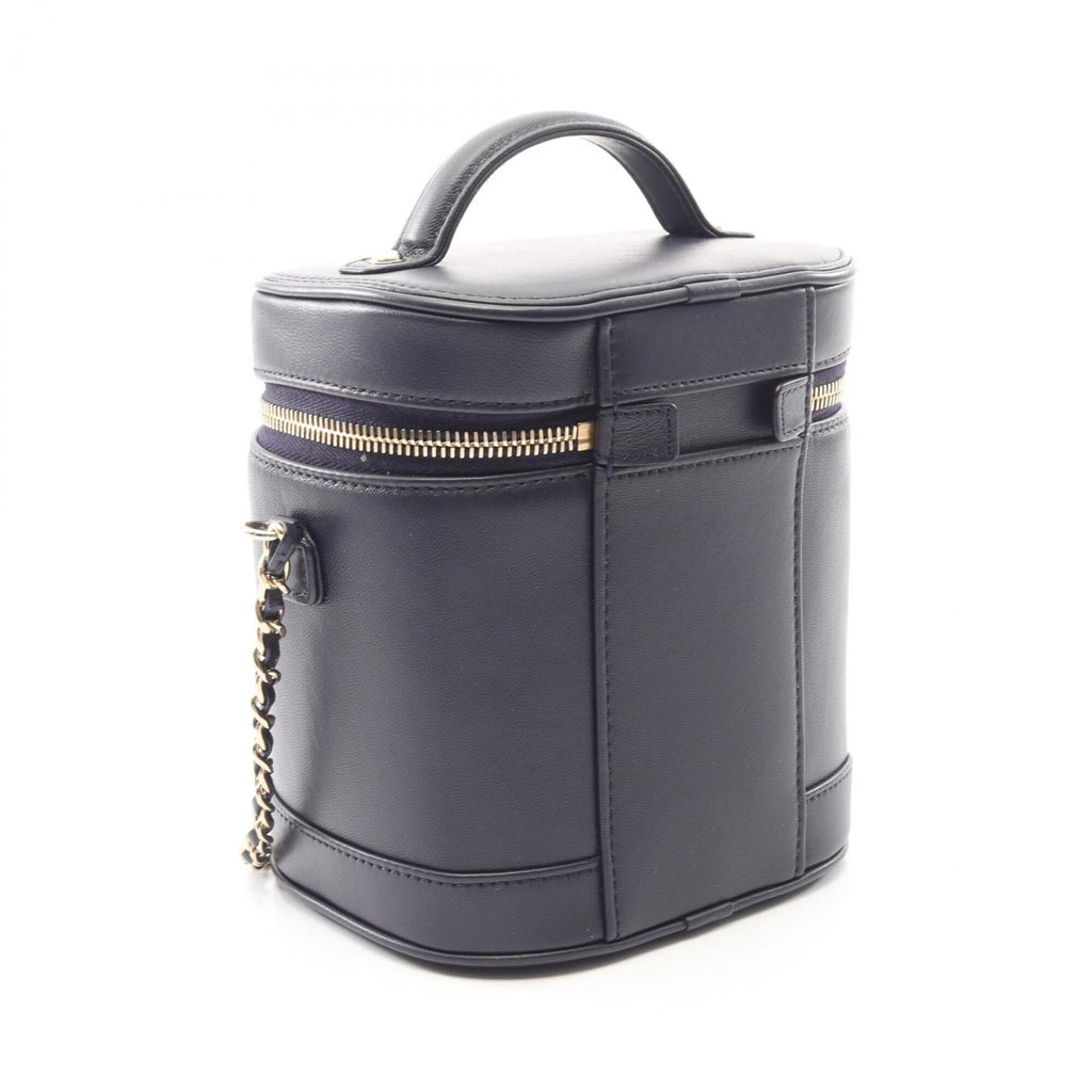 Chanel Navy Leather Handbag