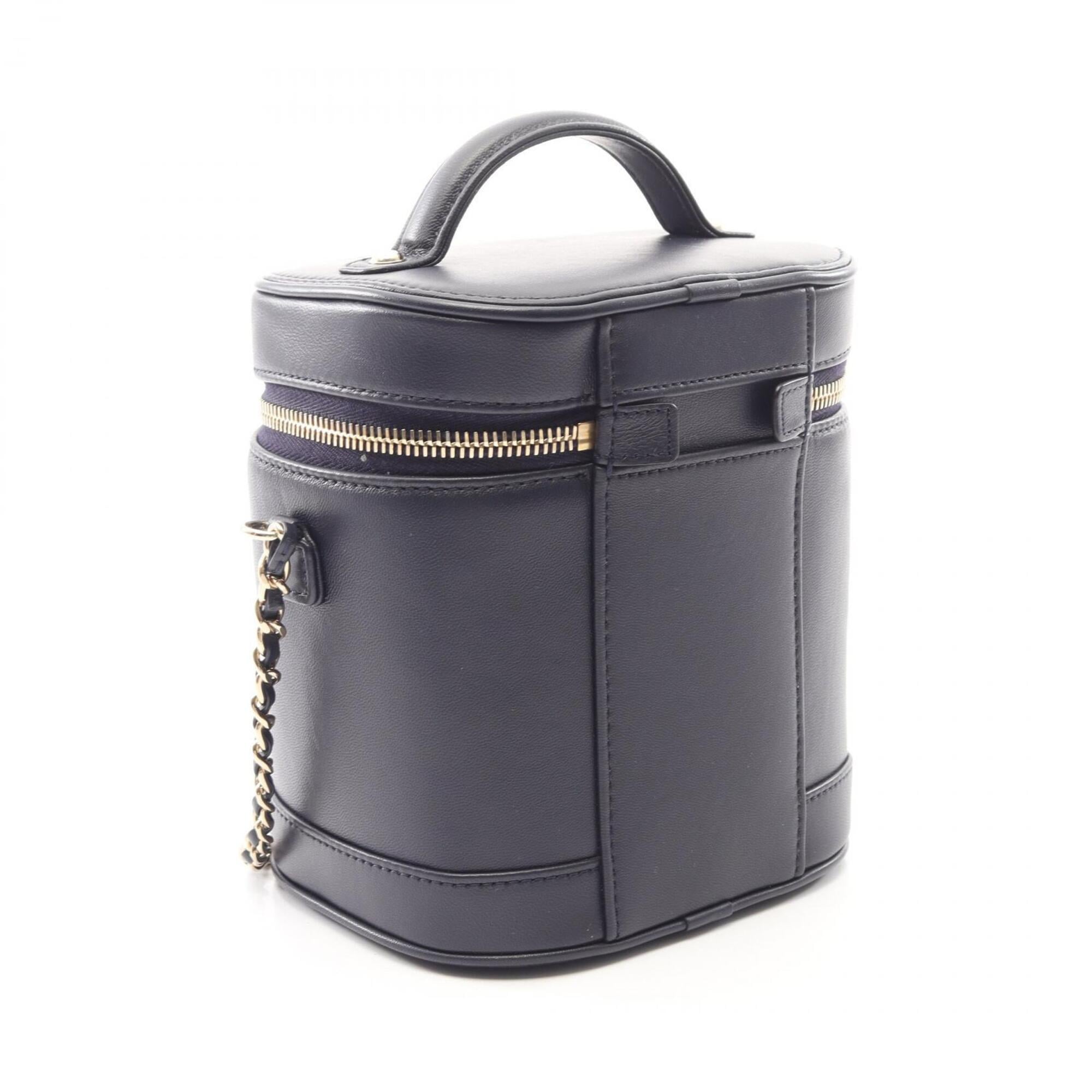 Chanel Navy Leather Handbag