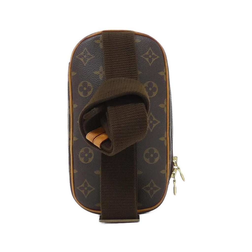 Louis Vuitton Marron Coated Canvas Pochette Shoulder Bag