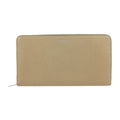 Celine Beige Leather Long Wallet (Bi-Fold)