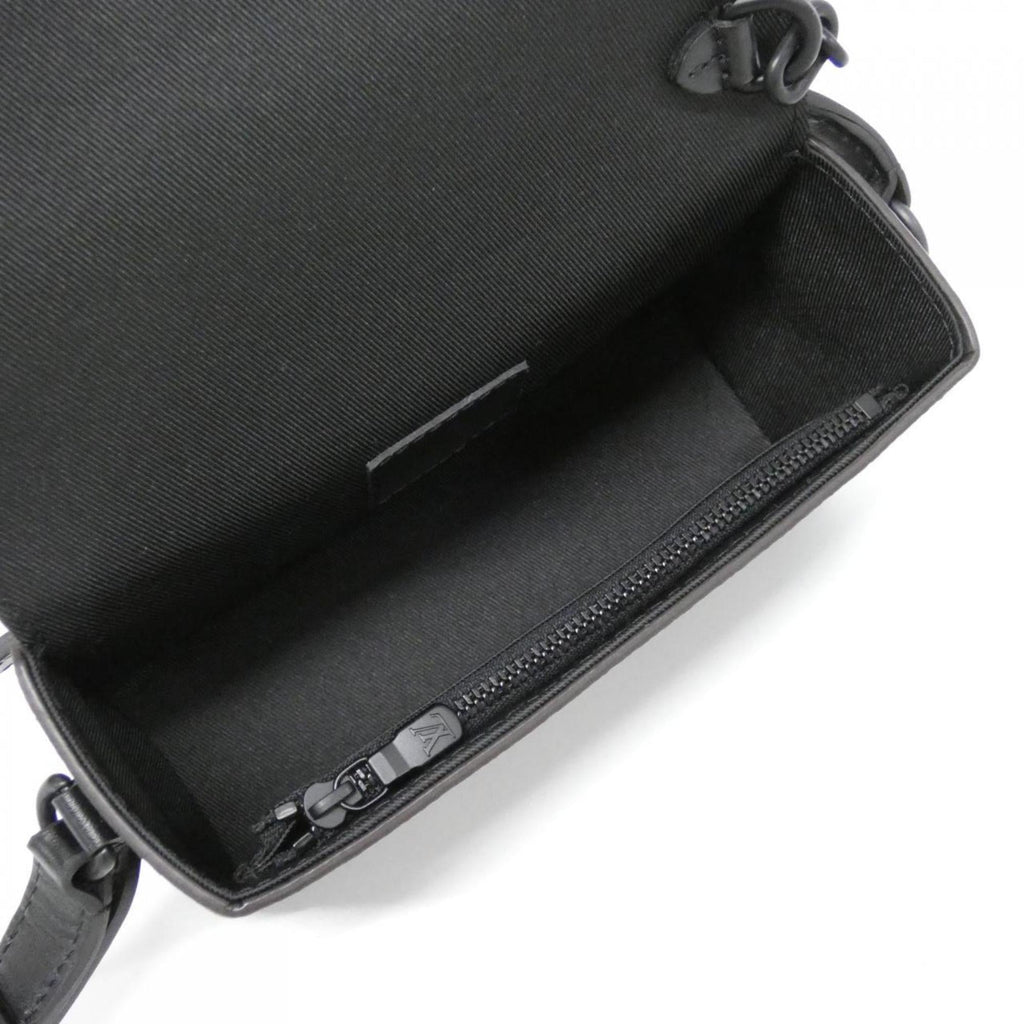 Louis Vuitton Black Marron Coated Canvas Shoulder Bag