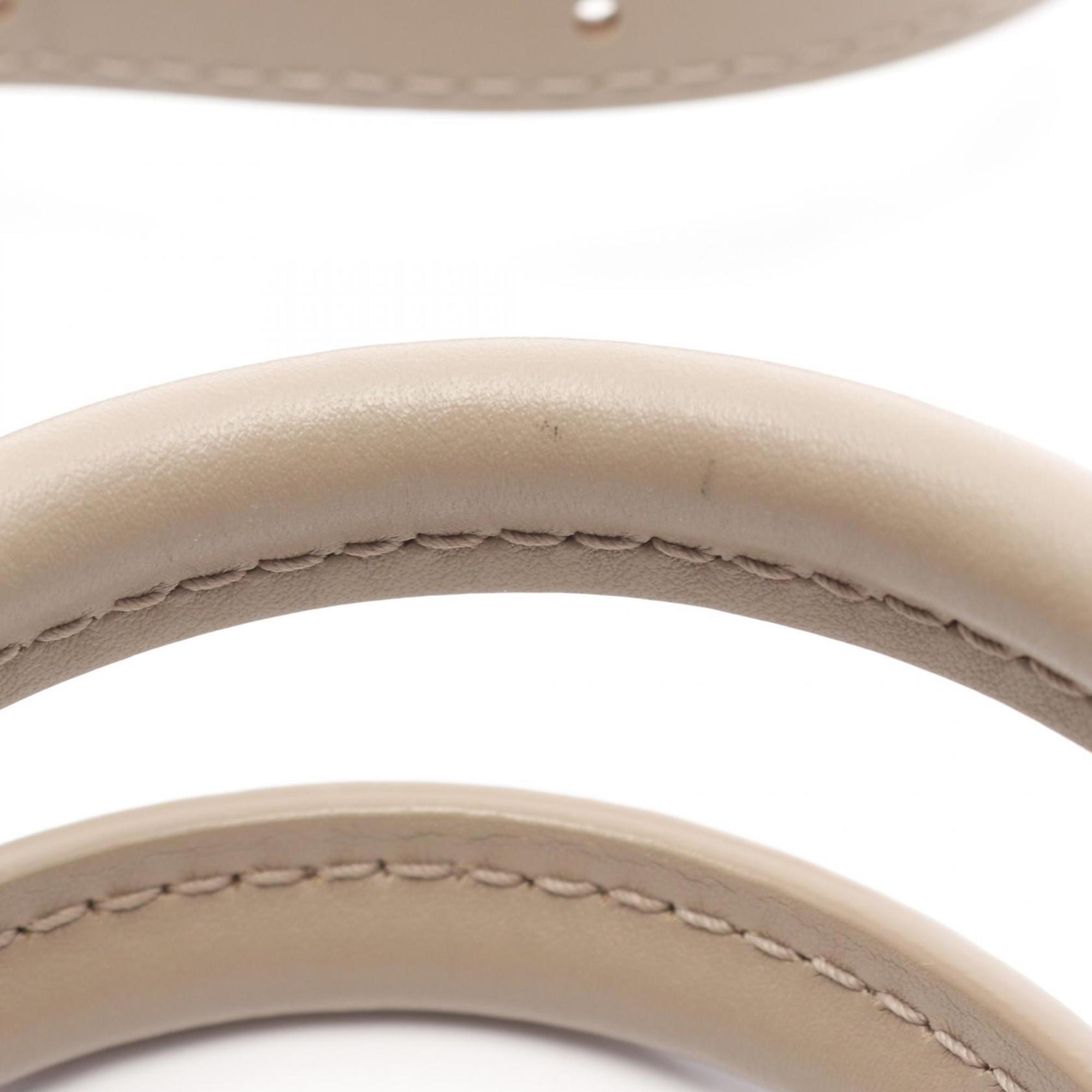 Louis Vuitton Beige Leather Handbag