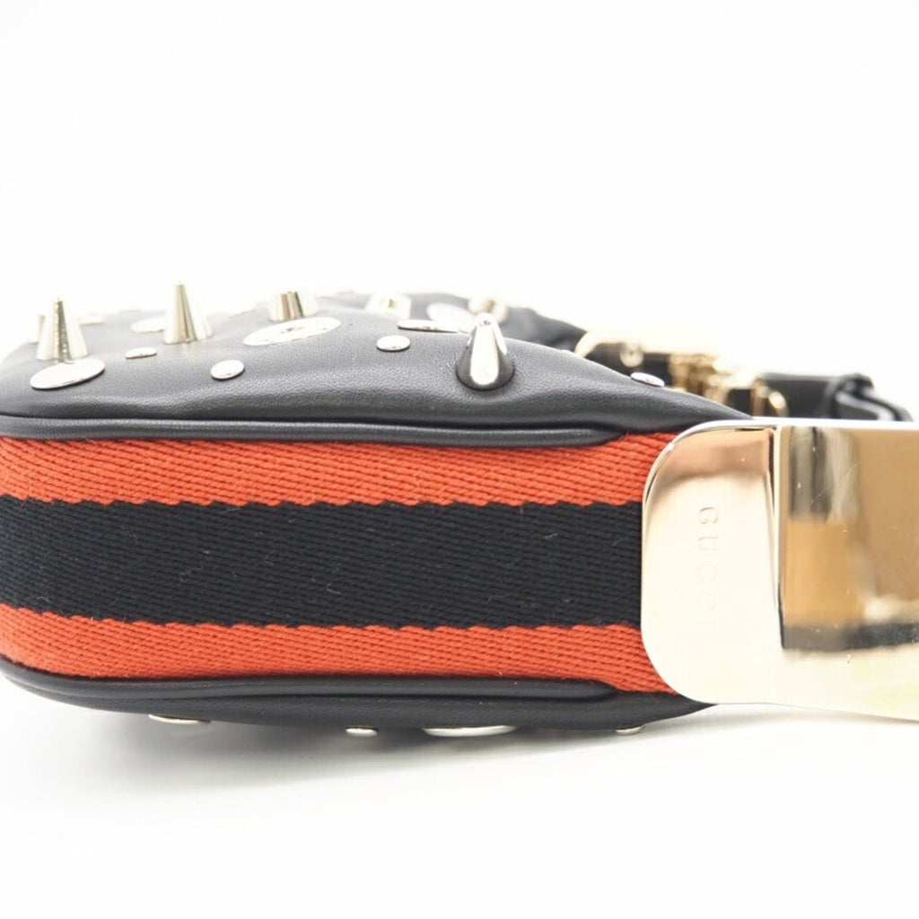 Gucci Black Leather Shoulder Bag (Pre-Owned)