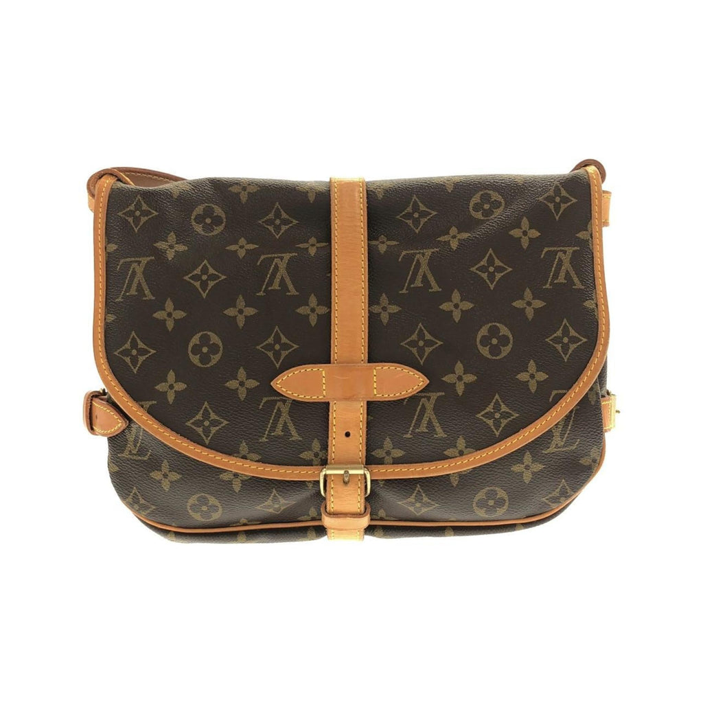 Louis Vuitton Marron Coated Canvas Shoulder Bag