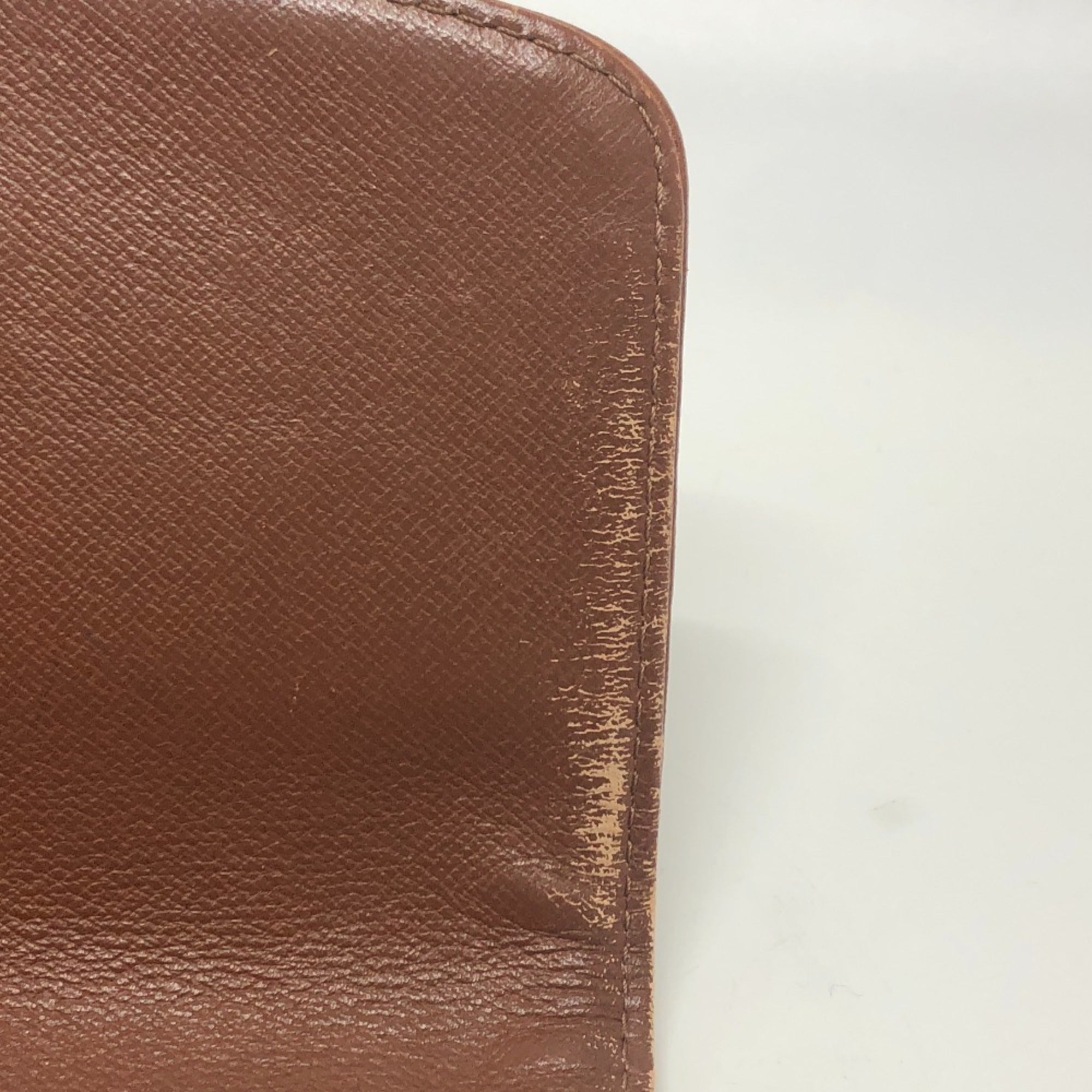 Louis Vuitton Brown Monogram Clutch Bag Pochette Pouch