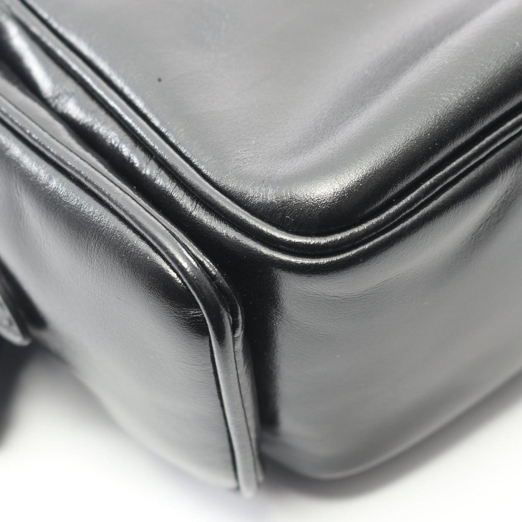 Louis Vuitton Black Leather Shoulder Bag